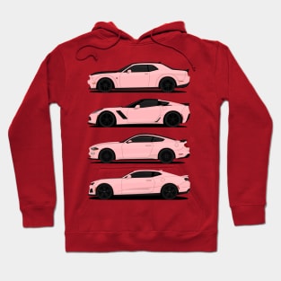 AMERICAN MUSCLE PINK Hoodie